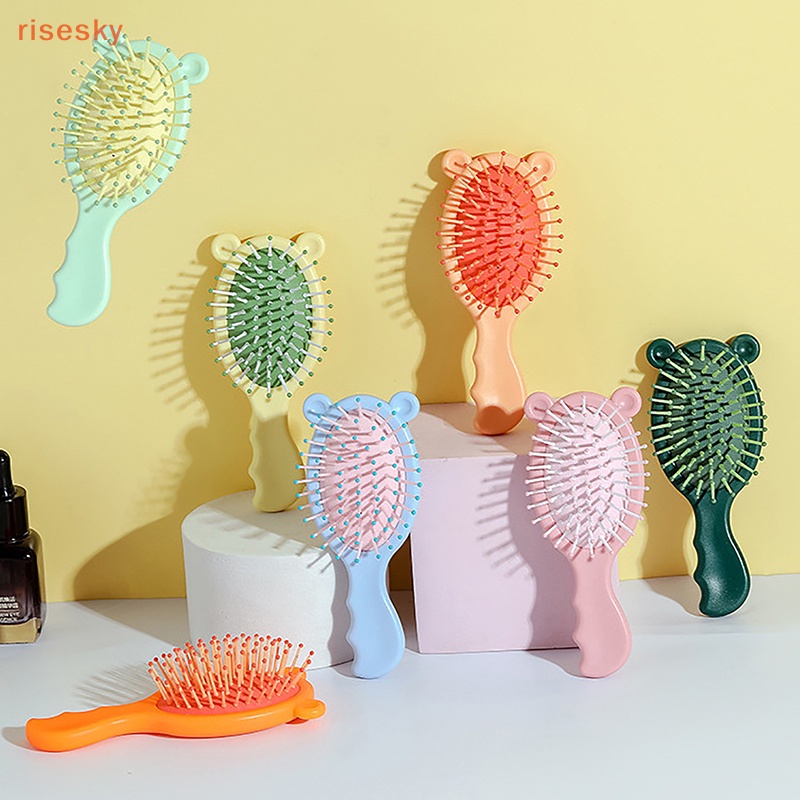 Lược Chải Tóc Mini Có Đệm Khí Mát Xa Dễ Thương Cho Bé Gái Và Trẻ Em
