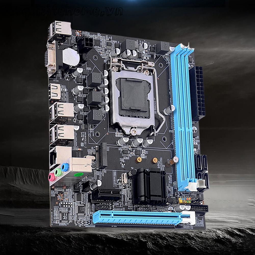 Bo mạch chủ h61 16gb micro-atx desktops mainboard lga1155 socket i3 / i5 / i7 cpu