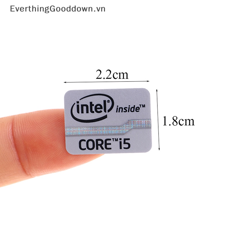 Everthinggooddown 5 cái ultrabook performance label sticker logo máy tính xách tay intel core i3 i5 vn