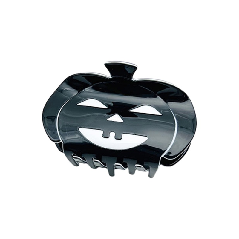Crazy Kẹp Tóc Móng Vuốt Hình Đầu Lâu Bí Ngô halloween Chống Trượt Cho Thanh Thiếu Niên