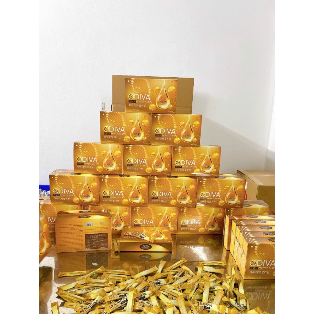 Bột Đông Trùng Hạ Thảo Collagen ODIVA Trẻ Hóa, Căng Mịn Da Truyền Trắng