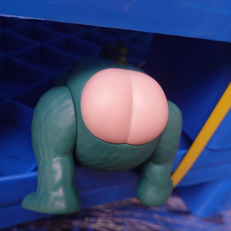 Crayon shin-chan toy mô hình khủng long mông trần, crayon shin-chan anime đồ chơi bộ sưu tập ngoại vi, trang trí mặt bàn