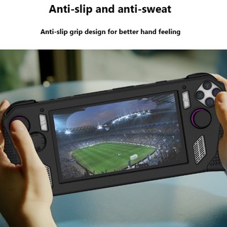 Đối với asus rog ally game console case soft silicone protection cover anti-scratch protector shell sleeve and fourthumb grip caps game phụ kiện