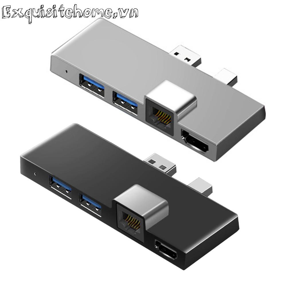 Đối với surface pro 4/5/6 docking station 6 trong 1 hub với hdmi tương thích rj45