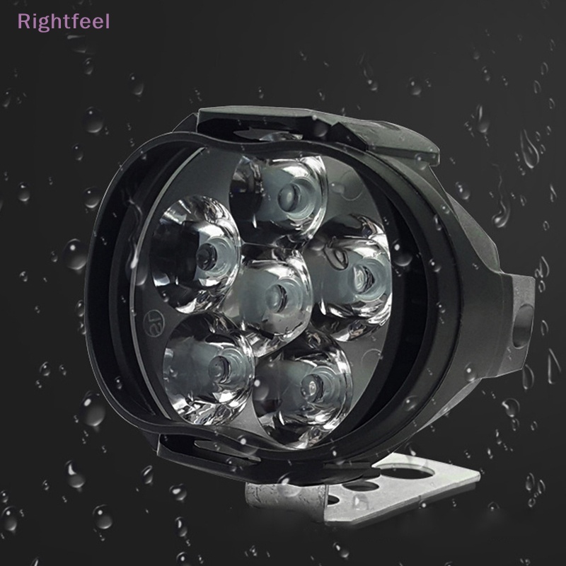 Rightfeel 1 bộ độ sáng cao mới 6 led đèn pha xe máy đèn pha phụ trợ đèn sương mù công tắc điều khiển đèn pha xe máy mới