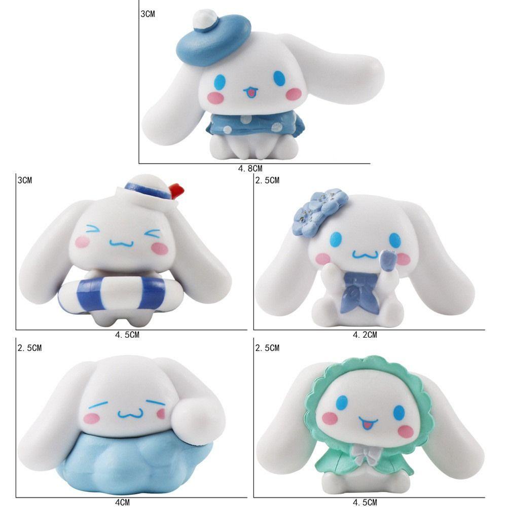 Búp bê đồ chơi MMULCK bằng PVC hình nhân vật Cinnamoroll anime phong cách kawaii dùng trang trí bánh