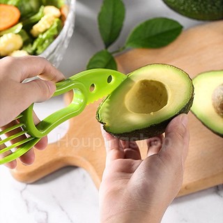 Avocado slice cutter 3 in 1 slicer knife cut fruit tools corer remover kitchen gadget multi-function slicer