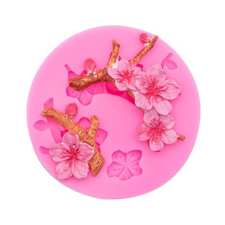Khuôn Làm Đất Sét Mềm Hình Hoa Đào