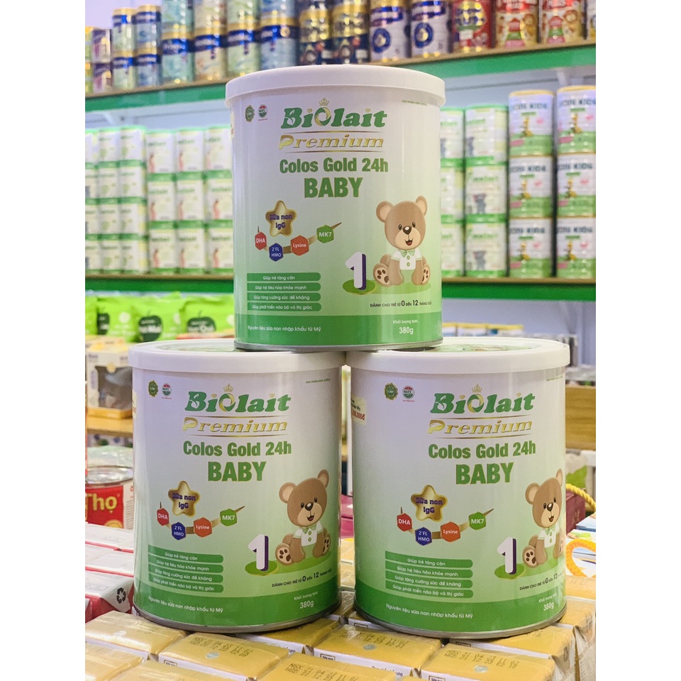 Sữa Non Biolait Colos Gold 24H BABY Số 1 Giúp Tăng Cân, Tăng Sức Đề Kháng, Phát Triển Não Bộ Và Thị Giác