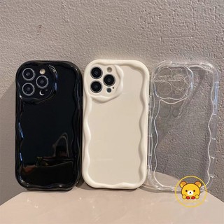 Tương thích với samsung galaxy a12 m12 a20s a30 a20 a10 j2 prime grand prime m10 m20s m10s a10s m01s f12 Ốp lưng cute cream wave couple case soft tpu trong suốt ốp lưng