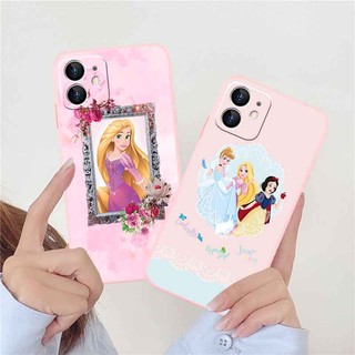 Phim hoạt hình dễ thương công chúa nàng tiên cá vỏ màu hồng cho iphone 14 13 12 11 pro promax 14plus mini x xs xr xsmax 6 6s 5 5s 6plus / 6splus 7 8 se2020 7plus / 8plus vỏ mềm dc1301