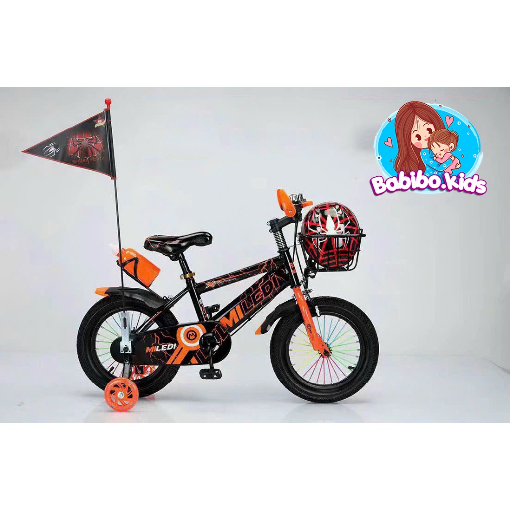 Xe đạp trẻ em, xe đạp địa hình cho bé Nam mẫu mới BABIBO.KIDS mã 2028
