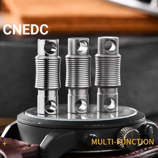Cnedc mini titanium hợp kim quay xe móc khóa thắt lưng thắt lưng khóa quay chìa khóa công cụ ngoài trời edc