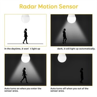 BÓNG LED BULB CẢM ỨNG RADAR