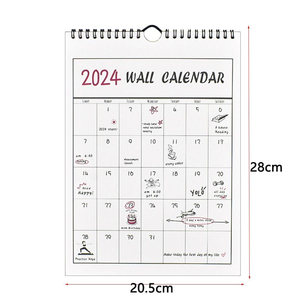 Lịch 2024 Treo Tường Đa Năng Trang Trí Nhà Cửa / Văn Phòng