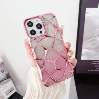 Gradient silver black purple ins style electroplated diamond water cube iphone case cho iphone 6 pro max 16 pro max 16 pro max 16 pro max 16 pro max 16 tiktok phong cách phụ nữ phòng chống rơi