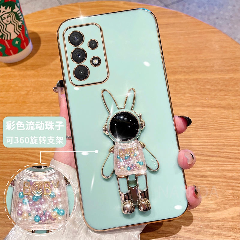 ốp lưng Samsung A32 4G A32 5G A52 A72 A52S 5G Ốp Điện Thoại TPU silicone Mềm Mạ Điện 3D Kẹo thỏ Sams