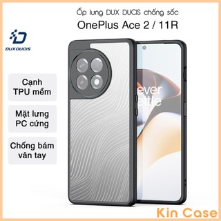 Ốp lưng dux ducis oneplus ace 3 / ace 2 / 11r / 12r / ace 2v /ace 2 pro viền tpu, mặt lưng pc chống bám vân tay kincase