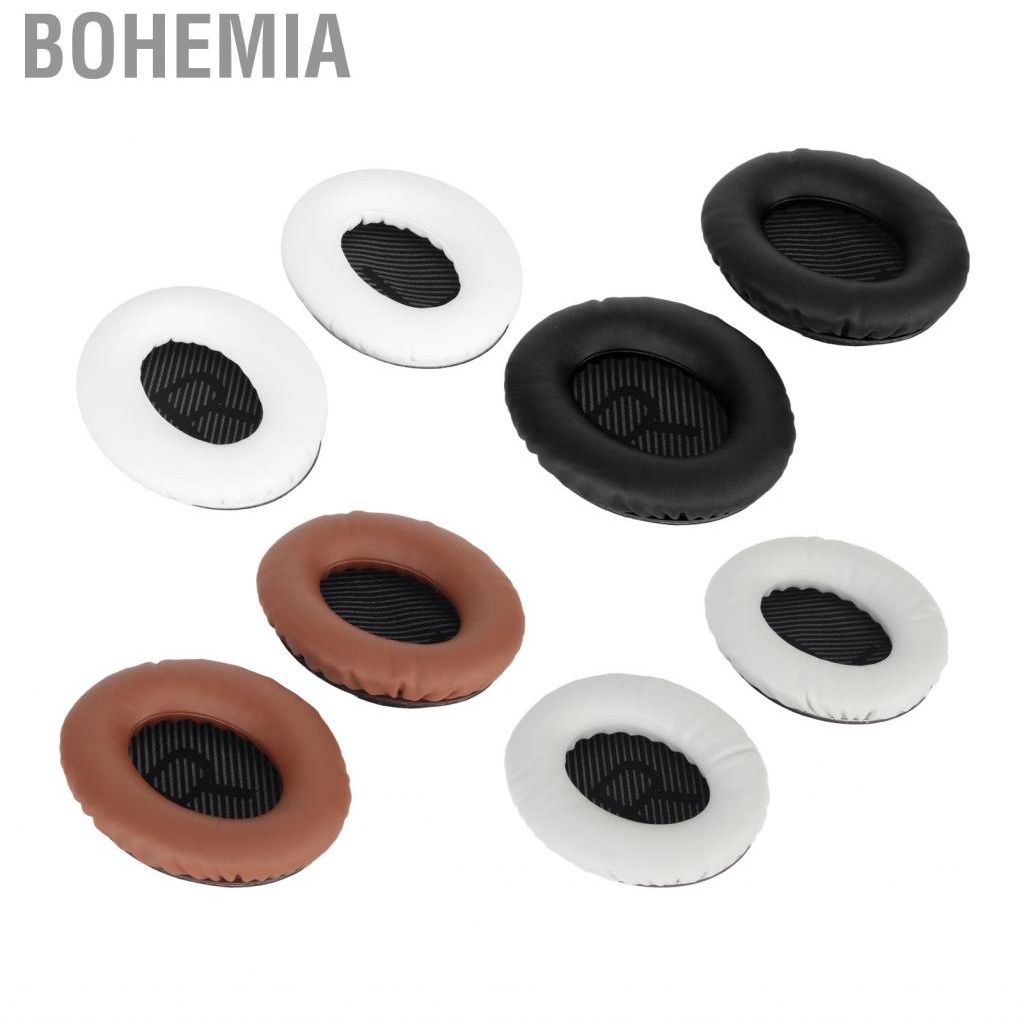Bohemia Replacement Ear Pads Memory Foam Headphone Cushions For QC35 35ii QC25