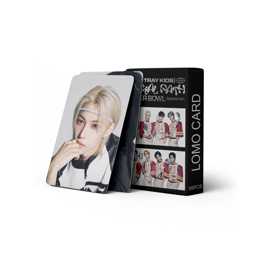 Hộp 55 Tấm Ảnh lomo card Nhóm Nhạc stray kids