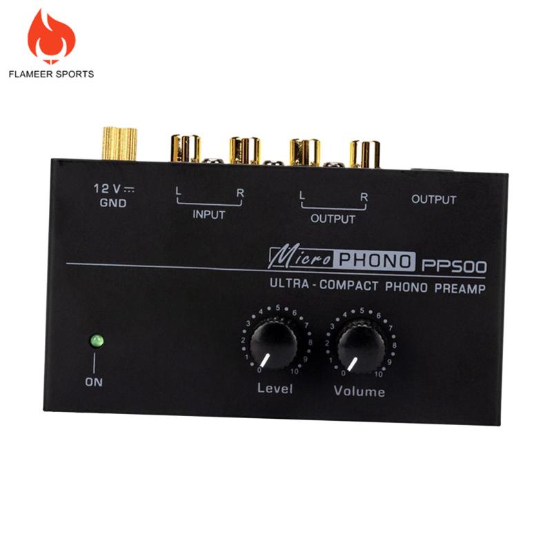 Bộ khuếch đại bàn xoay phono preamp dc 12v cho loa máy tính