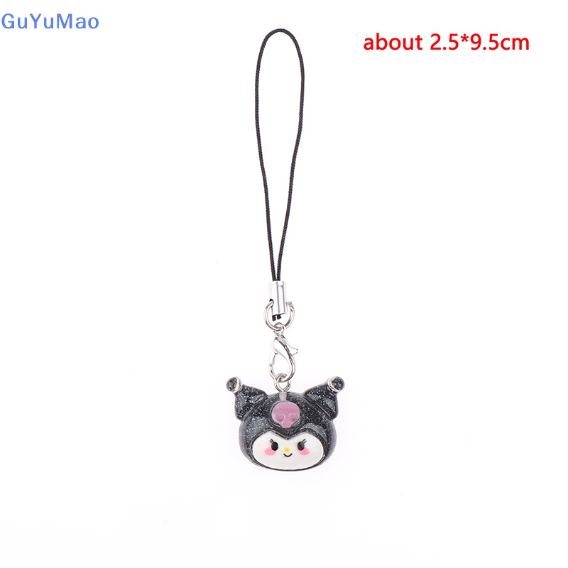 Kawaii kuromi dây buộc my melody cinnamoroll sinh viên làm đẹp điện thoại case ba lô búp bê mặt dây chuyền charm toy girls quà tặng prta