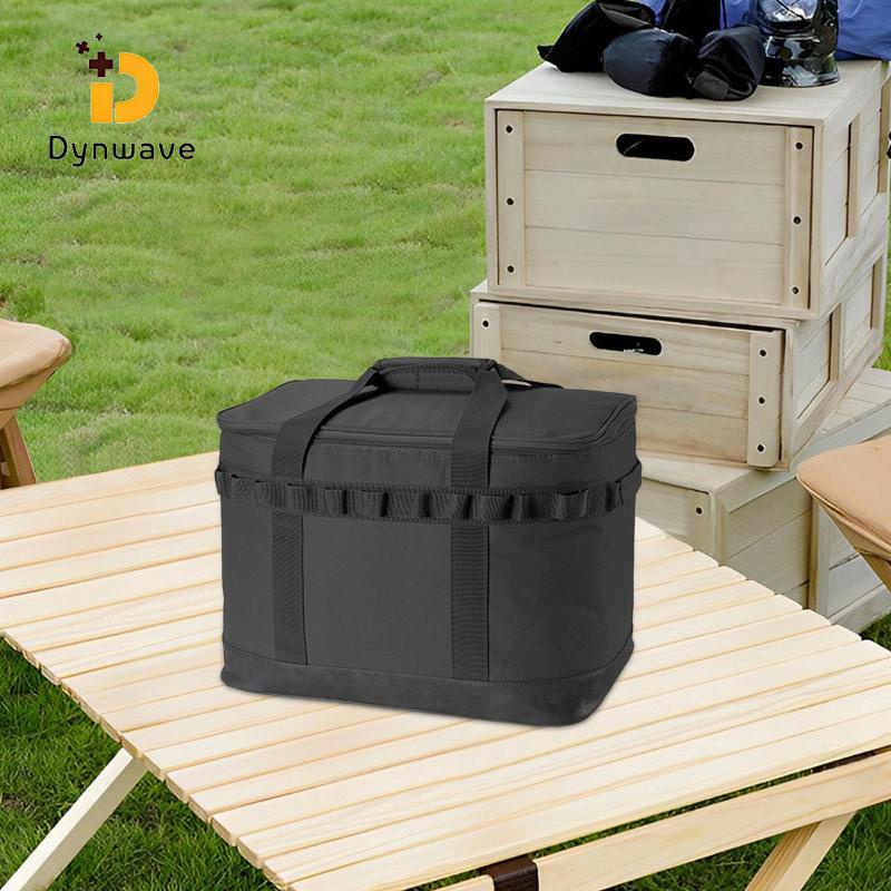 Túi lưu trữ cắm trại dynwave với túi lưới và ngăn treo lỗ treo dụng cụ ngoài trời đa chức năng túi xách ba lô