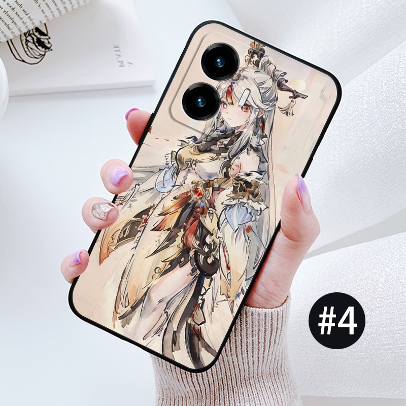 Vivo y77 y76 y72 y50 y30 y35 2022 y36 4g y31 2021 y51 2020 y33s y91 y95 y93 y91c y1s genshin impact hu tao zhong li ke qing vỏ mềm