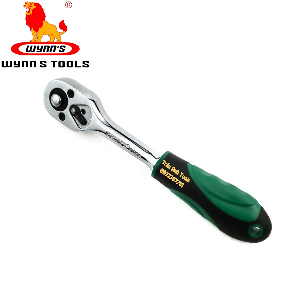 Tay lắc tự động 1/4 cao cấp Wynn's có bọc cán , tay vặn ốc, cần siết tự động 1/4 đảo chiều