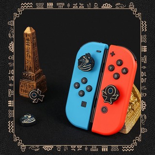 Anubis switch thumb grip caps, soft silicone thumb grips,analog soft silicone joystick caps stick caps for switch / oled / switch lite, 4 chiếc
