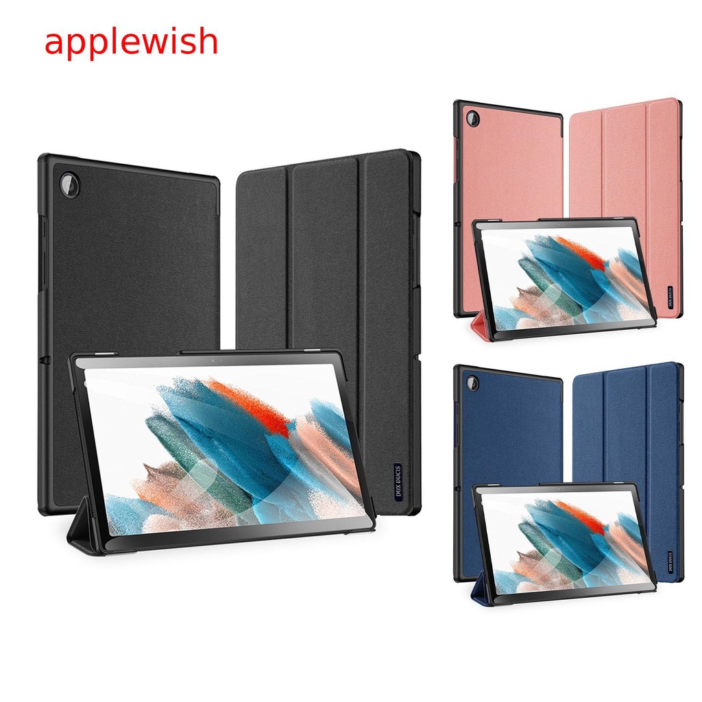 ^ Applewish * anti-drop (sm-x200 / sm-x205 / sm-x207) galaxy phù hợp 2022 soft tab case tri-fold phù hợp với - case