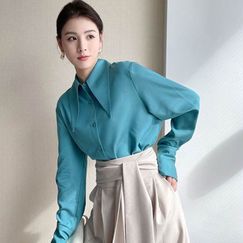 IELGY Áo Sơ Mi Cao Cấp Phong Cách Pháp Nhẹ Nhàng IELGY  drunk Cho Nữ