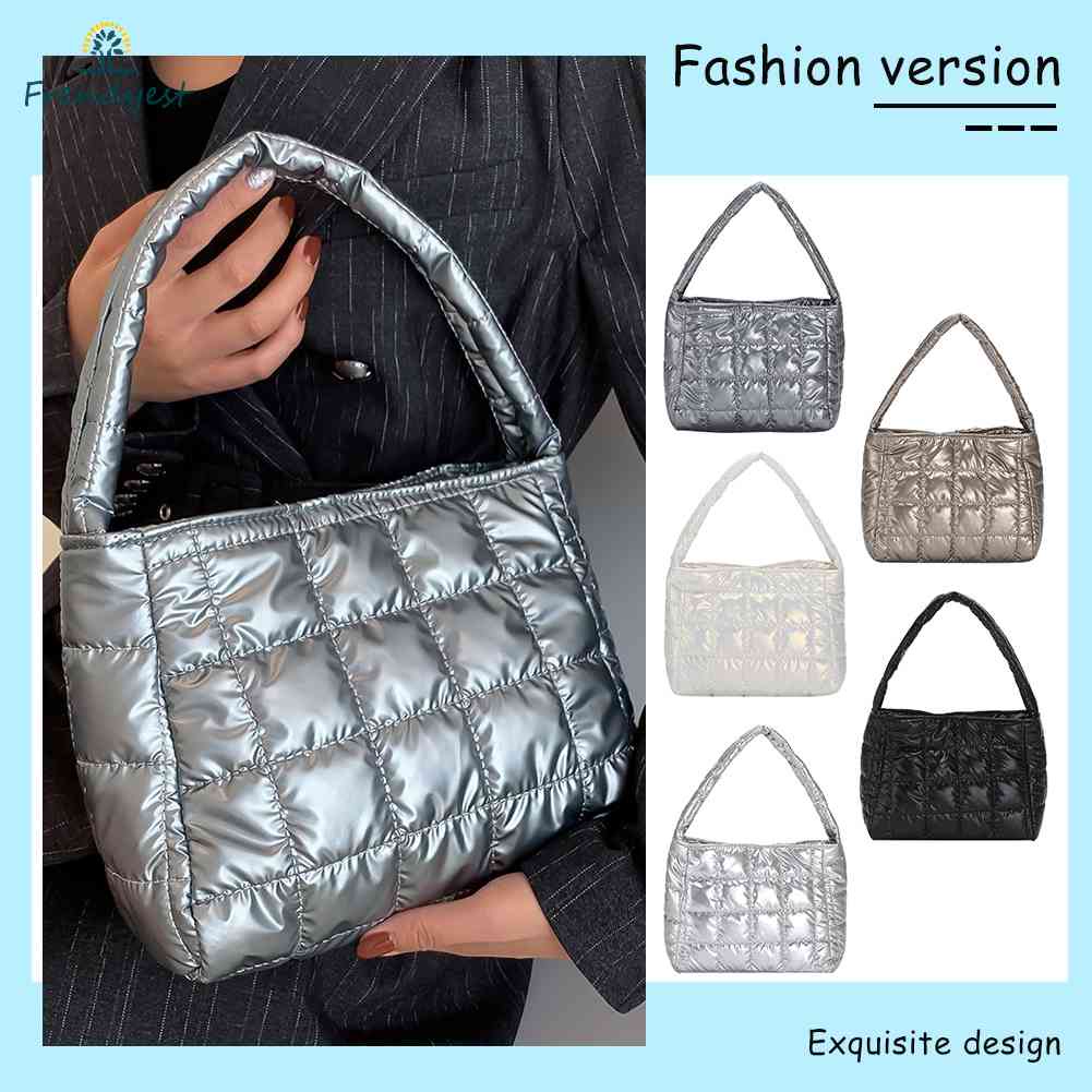 Túi Xách Tote Chất Liệu Cotton Thêu Họa Tiết Sọc Caro Thời Trang Cho Nữ