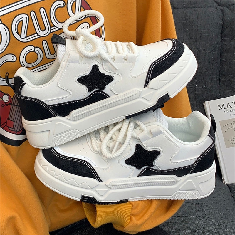 Giày Thể Thao Đế Dày Màu Trắng Mẫu Mới 2023 Thời Trang Cho Nữ