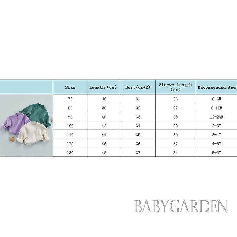Áo Thun Tay Dài Cổ Tròn Màu Sắc Đơn Giản Cho Bé 0-6 Tuổi