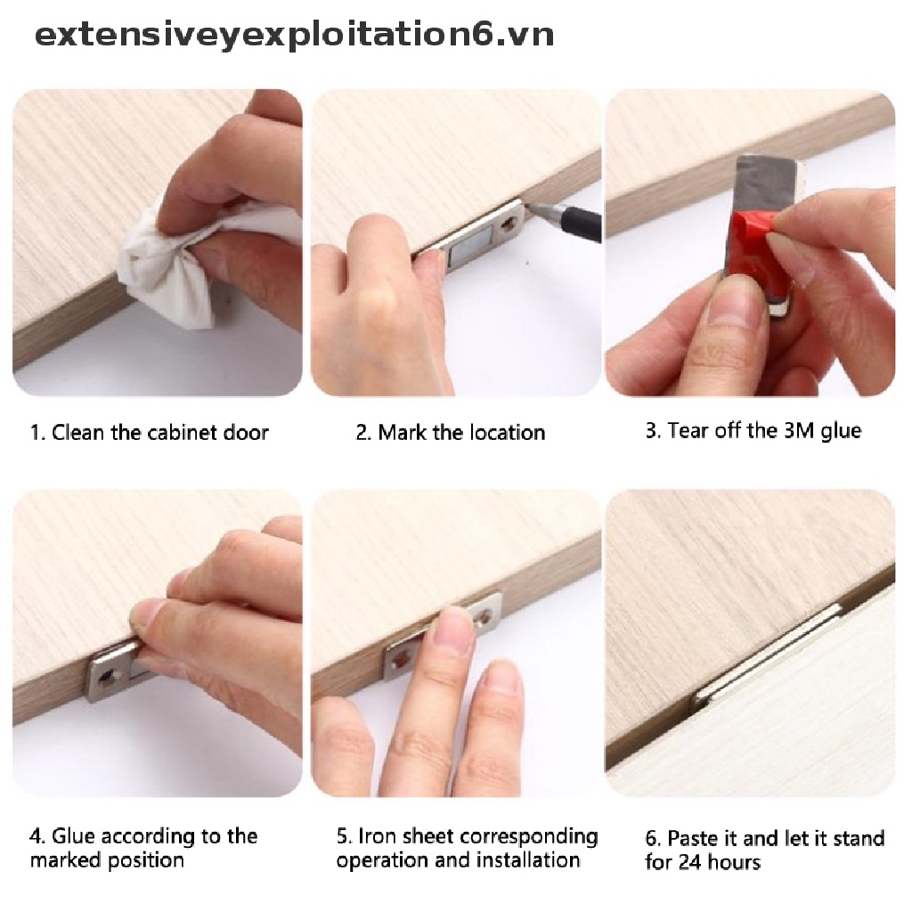 [EE] Miếng Dán Cửa Trượt Từ Tính Vô Hình Không Đục Lỗ