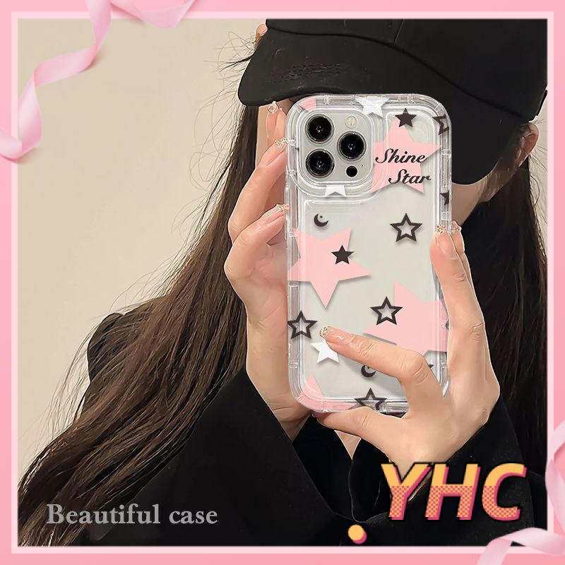 ốp lưng iphone giảm chấn ngôi sao đơn giản, túi khí, vỏ mềm trong suốt Cho Iphone 6 / 6S / 6splus / se / 7 / 7plus / 8 / 8plus / X / xs / xsmax / 11 / 12 / 13 / 14 / Plus / pro / pro max-713