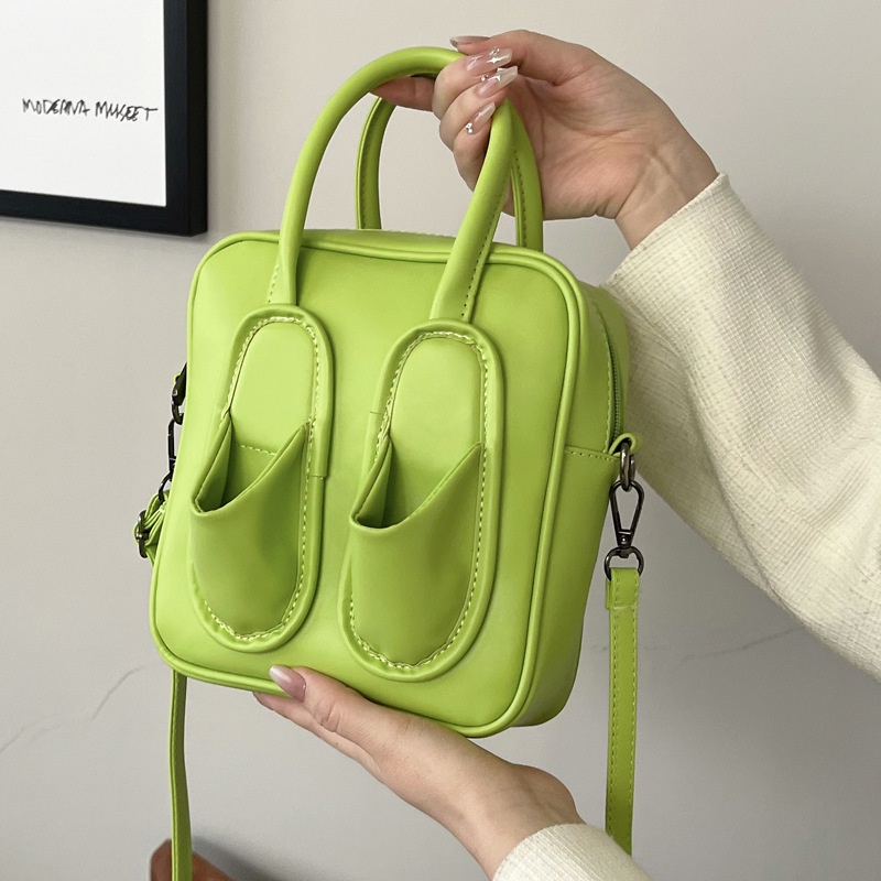 MISCHA Túi Đeo Chéo Vai Hình Vuông Nhỏ Màu Trơn Thiết Kế Di Động Mới Cho Nữ