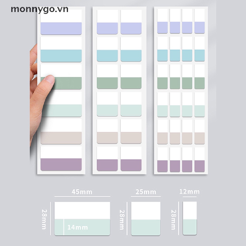 Set 240 Kẹp Đánh Dấu Trang Sách Nhiều Màu Có Thể Tháo Rời