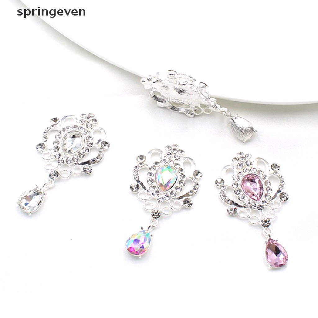 1 Nút Kẹp Tóc Đính Đá 32 * 62MM