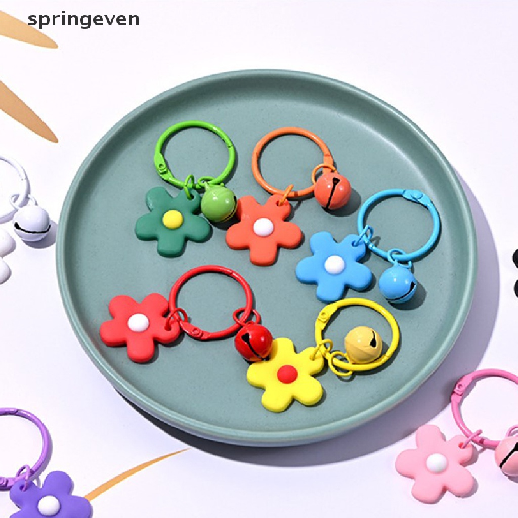 Móc Chìa Khóa Bằng Pvc Hình Hoa Thời Trang Diy