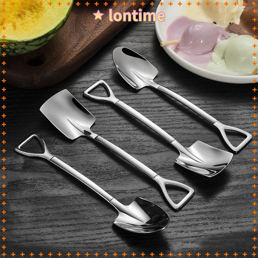 Muỗng Xúc Kem Bằng Thép Không Gỉ Phong Cách Retro