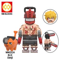 Mô Hình Đồ Chơi Nhân Vật Hoạt Hình Pochita Denji Chainsaw Man Mini KT1067 WM6159