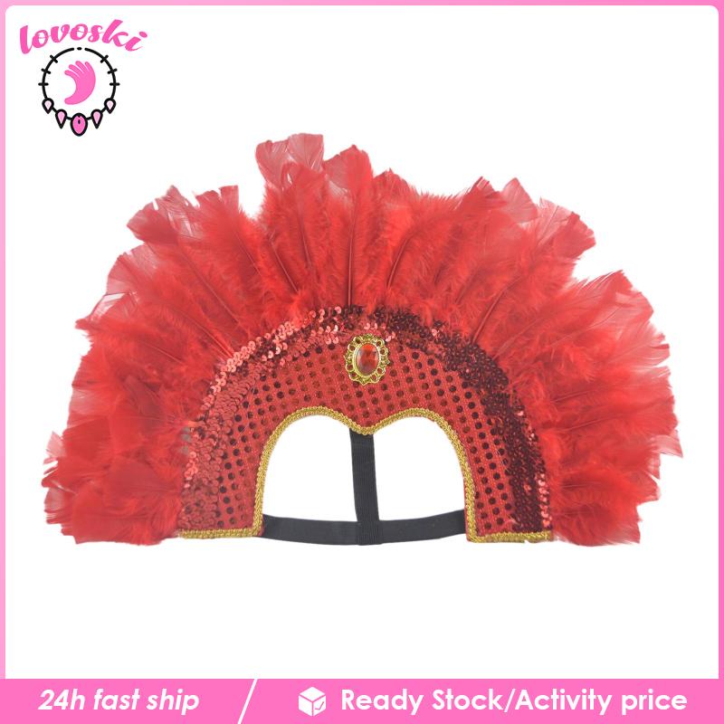 Phụ Kiện Cài Tóc Lông Vũ Thời Trang Dùng Biểu Diễn Sân Khấu