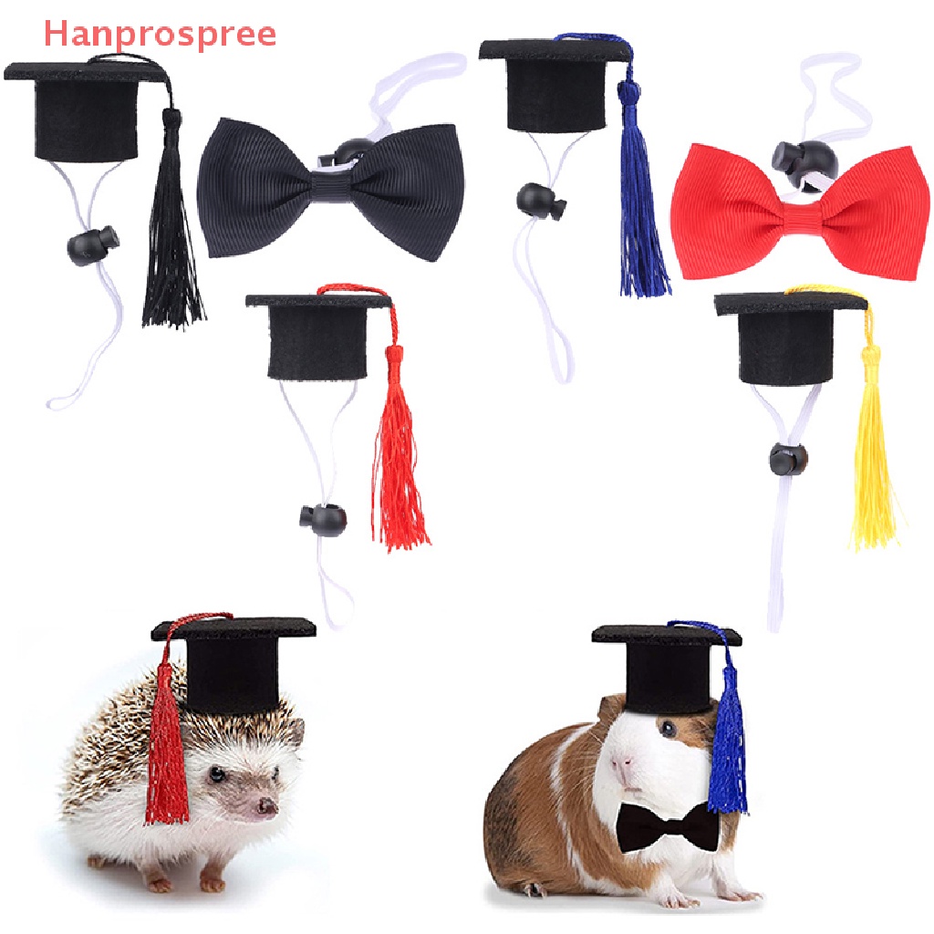 Bộ Phụ Kiện Trang Trí Búp Bê Hanprospree > Mũ Tốt Nghiệp Mini Hình Nơ Xinh Xắn