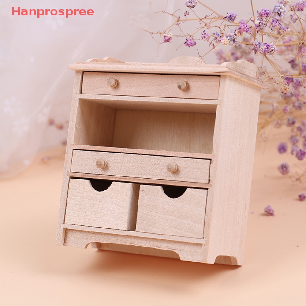 Bộ Mô Hình Tủ Nội Thất Trang Trí Nhà Búp Bê Tỉ Lệ 1: 12