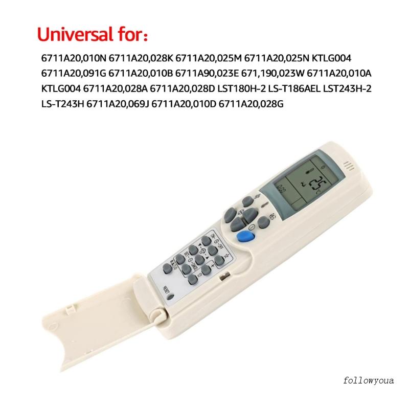 Bộ Điều Khiển Từ Xa Cho Máy Lạnh LG 671190023W 6711A20028K 6711A20010A