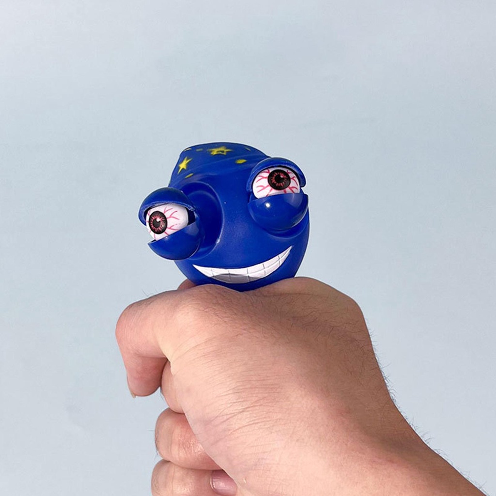 Đồ Chơi Nắn Bóp Đàn Hồi Giảm Stress Hình Mặt Trăng / Mặt Trời F0S4