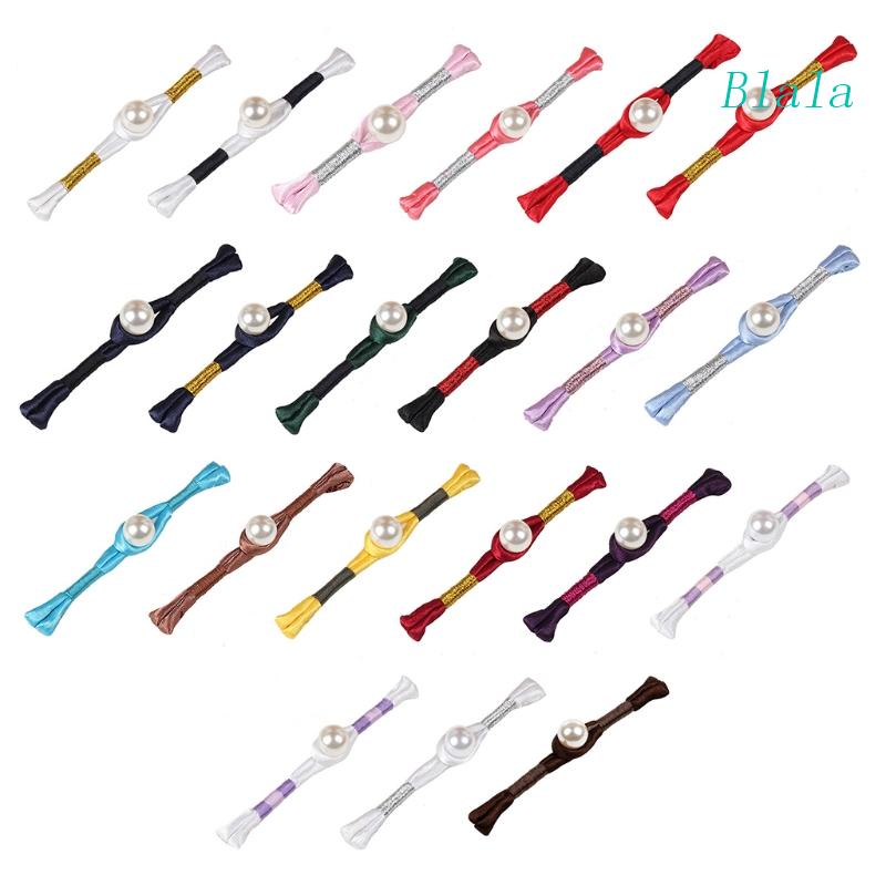 Nút Thắt Dây Thêu Hình Ếch Bằng Lụa Đính Ngọc Trai Phong Cách Trung Hoa ​Thắt Nút Nhanh Chóng Chất Lượng Cao