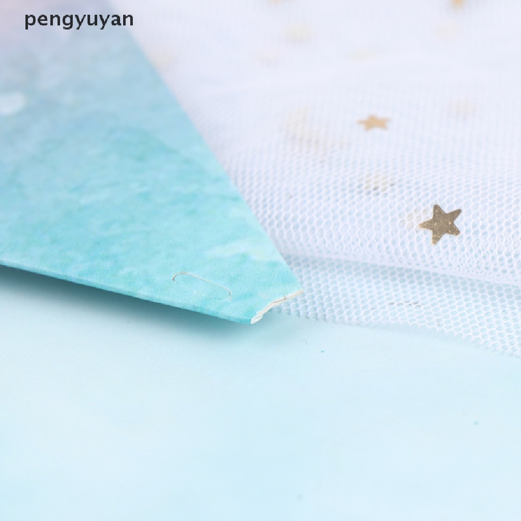 [pengyuyan] Set 10 Hộp Đựng Kẹo Hình Đuôi Cá Thắt Nơ Nhiều Màu Sắc Làm Quà Cưới [Mới]